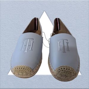 Tommy Hilfiger Light Blue Women's Flat Espadrilles Size Assorted